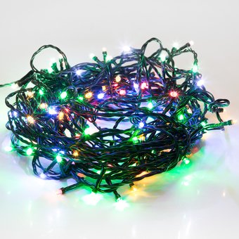  Гирлянда Neon-Night 303-119 Твинкл-Лайт 20 м темно-зеленый ПВХ 160 LED цвет мультиколор 