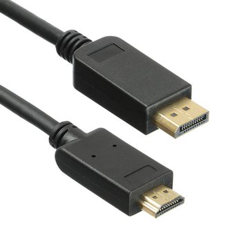  Кабель аудио-видео Buro v. 1.2 DisplayPort (m)/HDMI (m) 5м. Позолоченные контакты черный (BHP DPP_HDMI-5) 