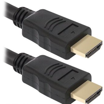  Кабель HDMI Defender (87352) ver 1.4 HDMI-07 19M/19M 2.0m Black 