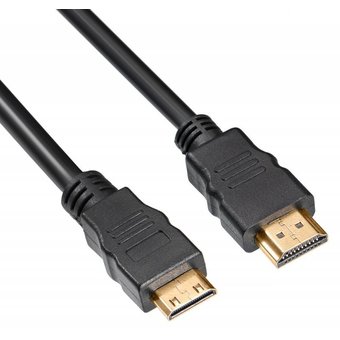  Кабель аудио-видео Buro HDMI 1.4 HDMI (m)/Mini HDMI (m) 1.8м. феррит.кольца Позолоченные контакты черный (MINIHDMI-1.8M) 