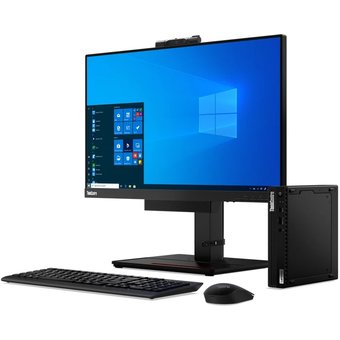  ПК Lenovo Tiny ThinkCentre M75q-2 11JN000ERU Ryzen 5 PRO 5650GE 8GB 256GB M.2 Int Radeon NoDVD BT 2X2AC USB KB&Mouse W10 P64-RUS 