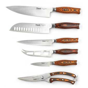  Набор ножей TIMA ST-01 5пр + секатор 