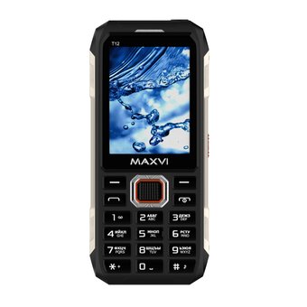  Мобильный телефон MAXVI T12 Black 