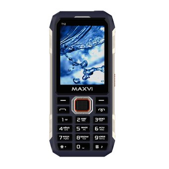  Мобильный телефон MAXVI T12 Blue 