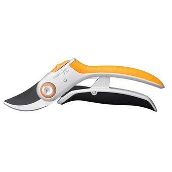  Секатор плоскостной Fiskars Plus PowerLever P751 средний черный/оранж (1057172) 
