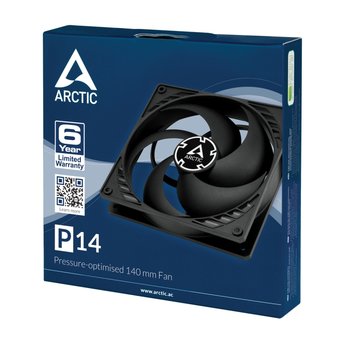  Вентилятор ARCTIC P14 (black/black) - retail (ACFAN00123A) 