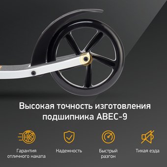  Самокат Digma Wind белый (SM-WI-230-200) 