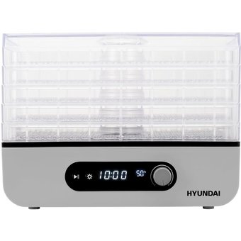 Сушка для фруктов и овощей Hyundai HYDF-5033 5под серый 