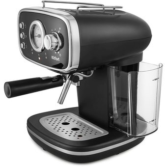  Кофеварка капельная Kitfort КТ-736 черный/серебристый 