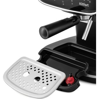  Кофеварка капельная Kitfort КТ-736 черный/серебристый 