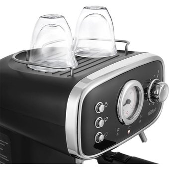  Кофеварка капельная Kitfort КТ-736 черный/серебристый 