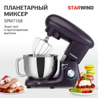  Миксер Starwind SPM7168 ежевичный 