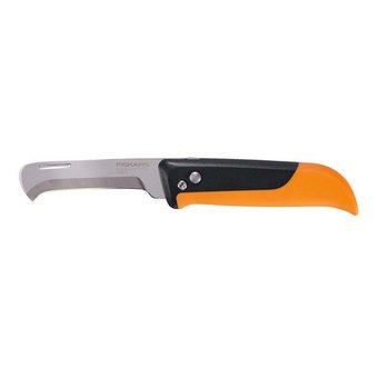  Нож садовый Fiskars K80 черный/оранжевый (1062819) 