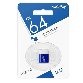  USB-флешка SmartBuy 64GB Lara Blue (SB64GBLara-B) 