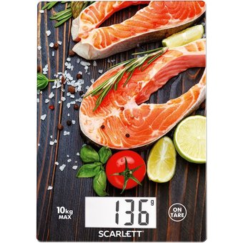  Весы кухонные Scarlett SC-KS57P37 лосось 