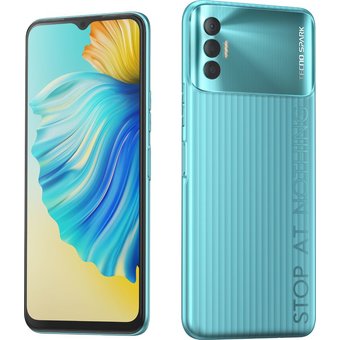  Смартфон TECNO Spark 8P 4/128GB TurquoiseCyan 