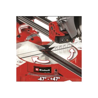  Пила торцовочная Einhell PXC TE-SM 36/210 Li-Solo (4300880) с протяжкой без АКБ и ЗУ 