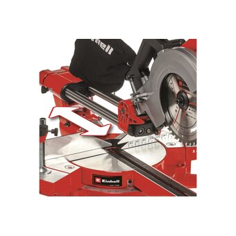  Пила торцовочная Einhell PXC TE-SM 36/210 Li-Solo (4300880) с протяжкой без АКБ и ЗУ 