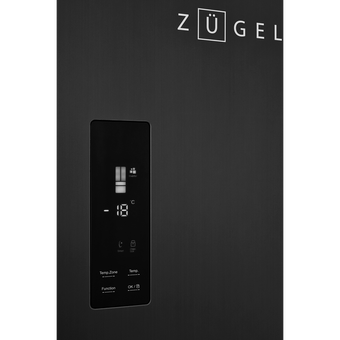  Холодильник ZUGEL ZRFD361B черный 