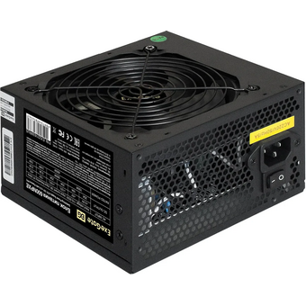  Блок питания ExeGate 600NPXE EX221639RUS-PC 600W (ATX, PPFC, PC, 12cm fan, 24pin, 2x(4+4)pin, 2xPCI-E, 5xSATA, 3xIDE, black) 