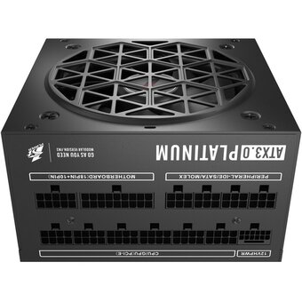  Блок питания 1STPLAYER NGDP Platinum 1300W Black (HA-1300BA3-BK) / ATX3.0, APFC, 80 Plus Platinum, SR + LLC + DC-DC, 120mm fan, full modular 