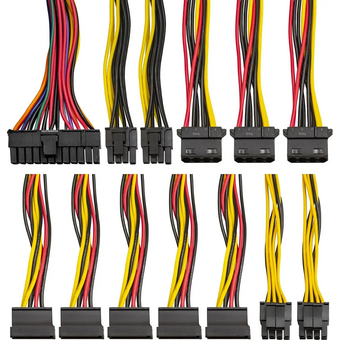  Блок питания ExeGate 600NPXE EX221639RUS-PC 600W (ATX, PPFC, PC, 12cm fan, 24pin, 2x(4+4)pin, 2xPCI-E, 5xSATA, 3xIDE, black) 