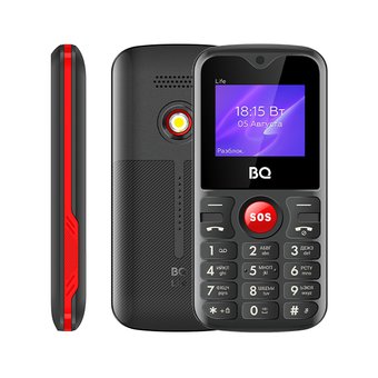  Мобильный телефон BQ 1853 Life Black+Red 
