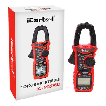 Токовые клещи iCarTool IC-M206B переменного тока 600A 