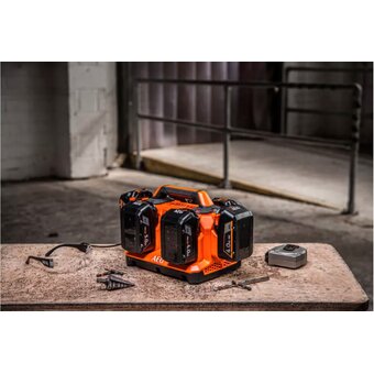  Зарядное устройство AEG BL18C6 (4935480051) 18В 6 портовое 