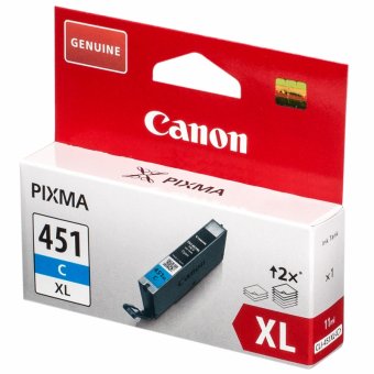  Картридж CANON CLI-451XLC 6473B001 голубой для Canon Pixma iP7240/MG6340/MG5440 