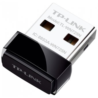  USB-адаптер TP-LINK TL-WN725N беспроводной Nano серии N 150 Мбит/с 