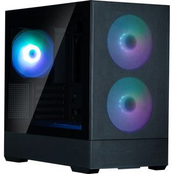  Корпус ZALMAN P30 Air, mATX, Black, Window, 2xCombo (3.5'' or 2.5''), 3x2.5", 1xUSB Type-C, 1xUSB3.0, Front 2x140mm ARGB, Rear 1x140mm ARGB 