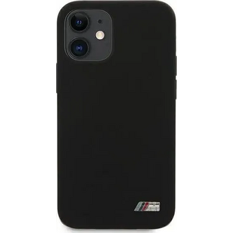  Чехол BMW для iPhone 12 mini (5.4) M-Collection Liquid silicone HardBlack BMHCP12SMSILBK 