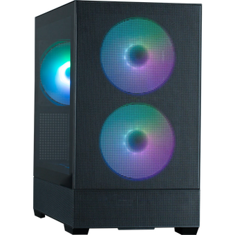  Корпус ZALMAN P30 Air, mATX, Black, Window, 2xCombo (3.5'' or 2.5''), 3x2.5", 1xUSB Type-C, 1xUSB3.0, Front 2x140mm ARGB, Rear 1x140mm ARGB 