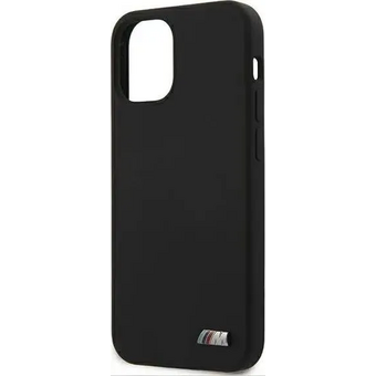  Чехол BMW для iPhone 12 mini (5.4) M-Collection Liquid silicone HardBlack BMHCP12SMSILBK 