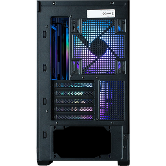 Корпус ZALMAN P30 Air, mATX, Black, Window, 2xCombo (3.5'' or 2.5''), 3x2.5", 1xUSB Type-C, 1xUSB3.0, Front 2x140mm ARGB, Rear 1x140mm ARGB 