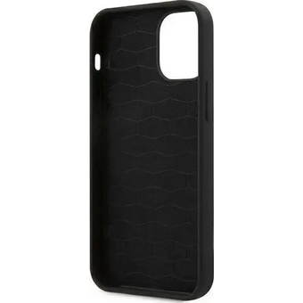  Чехол BMW для iPhone 12 mini (5.4) M-Collection Liquid silicone HardBlack BMHCP12SMSILBK 