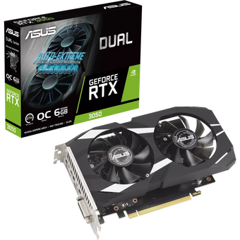  Видеокарта Asus nVidia GeForce RTX 3050 RTL (Dual-RTX3050-O6G) PCI-E 