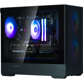  Корпус ZALMAN P30 Air, mATX, Black, Window, 2xCombo (3.5'' or 2.5''), 3x2.5", 1xUSB Type-C, 1xUSB3.0, Front 2x140mm ARGB, Rear 1x140mm ARGB 