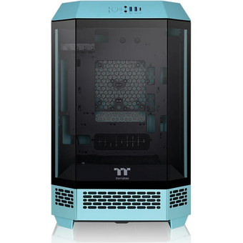  Корпус Thermaltake The Tower 300 Turquoise (CA-1Y4-00SBWN-00) голубой без БП miniITX 7x120mm 5x140mm 2xUSB3.0 audio bott PSU 