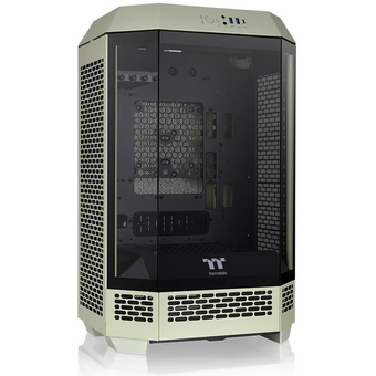  Корпус Thermaltake The Tower 300 Matcha Green (CA-1Y4-00SEWN-00) зеленый без БП miniITX 7x120mm 5x140mm 2xUSB3.0 audio bott PSU 