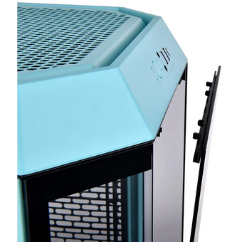  Корпус Thermaltake The Tower 300 Turquoise (CA-1Y4-00SBWN-00) голубой без БП miniITX 7x120mm 5x140mm 2xUSB3.0 audio bott PSU 