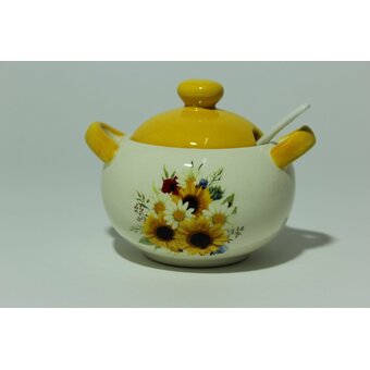  Горшочек для сыпучих продуктов с ложкой BACKMAN BM-0625-01 380мл 