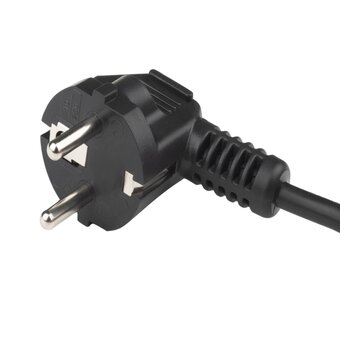  Кабель питания Hyperline PWC-IEC13-SHM-10-BK для компьютера Shucko+C13 3x1.00 10A угловая вилка 10м 