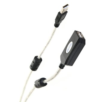  Кабель-адаптер Aopen/Qust (ACU823-20M) 6938510851345 USB2.0-repeater удлинительный активный Am-- Af 20м 
