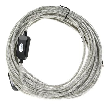  Кабель удлинитель активный Aopen ACU823-15M USB2.0-repeater AM/AF 15м 