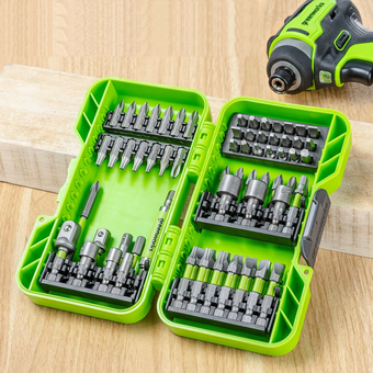  Набор бит GREENWORKS 2944407 в кейсе 