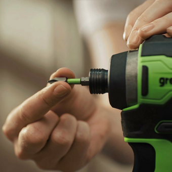  Набор бит GREENWORKS 2944407 в кейсе 