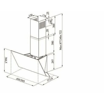  Вытяжка DARINA Slide G602B 
