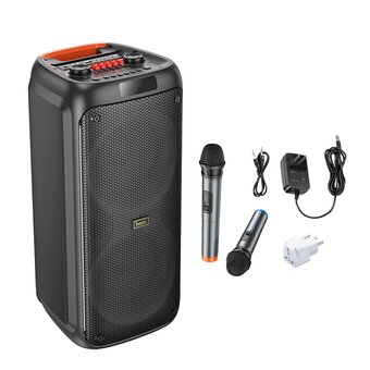 Портативная колонка HOCO HA7 Leader wireless BT speaker (черный) 